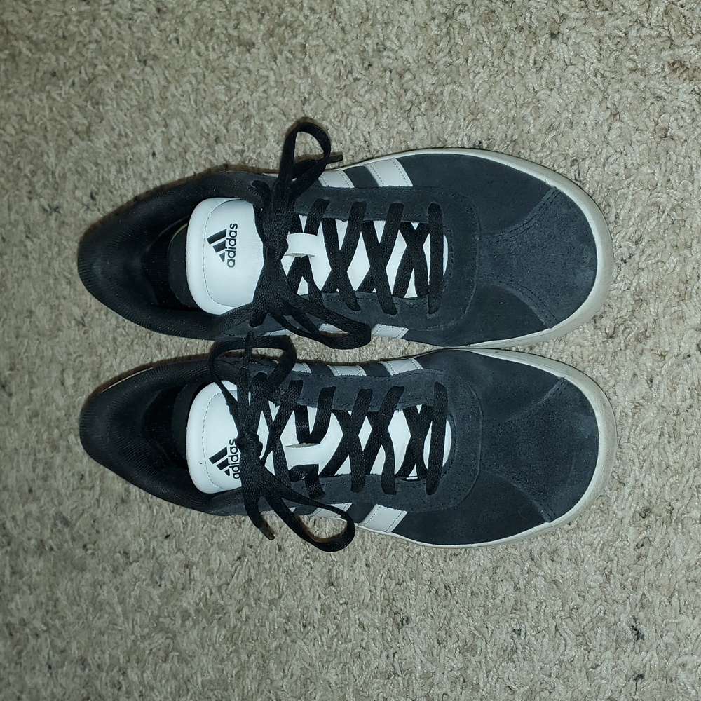 Adidas Classic Black and White Trainers